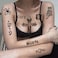 Cargen Celebrity Life-Size Temporary Tattoos - Realistic Singer J.B Life-Size Temporary Tattoo Chest Back Arm Face Sleeves Fake Tattoo Stickers For Fans For Men Women For Boys Girls For Concert Party
