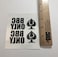 6 Sheet Temporary Tattoo Set Qos, Bbc Only, I Love Bbc 38 Total Tattoos Queen Of Spades