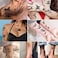 Yazhiji Waterproof Temporary Tattoos - 60 Sheets Tiny Fake Tattoo, Flowers Crowns Stars Animal Butterfly Collection Tats For Kids Adults Men And Women