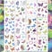 Ooopsiun Glitter Butterfly Temporary Tattoos For Girls -12 Sheets Butterfly Party Favors Decorations For Kids Women