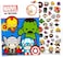 Marvel Super Hero Tattoos Party Favors Set -- 150 Superhero Temporary Tattoos Featuring Avengers, Spiderman And Teenage Mutant Ninja Turtles Bundle With Avengers Reward Stickers