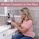Masirs Clear Cosmetic Organizer: Easily Organize Cosmetics, Jewelry, And Hair Accessories. Elegant Display For Vanity, Bathroom Counter, Or Dresser. Clear Design For Easy Visibility.