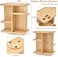 Sorbus 360&deg; Bamboo Cosmetic Organizer, Multi-Function Storage Carousel For Makeup, Toiletries, And More - Great For Vanity, Desk, Bathroom, Bedroom, Closet, Kitchen