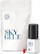 Sky Glue Super Strong D Eyelash Extension 5ml - Professional Black Bonding Adhesive For Long Lasting Semi Permanent Individual Lash Extensions - 3-4S Fast Drying / 4-6 Week Retention