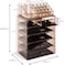 Sorbus Acrylic Cosmetic Makeup And Jewelry Storage Case Display - Spacious Design - Great For Bathroom, Dresser, Vanity And Countertop