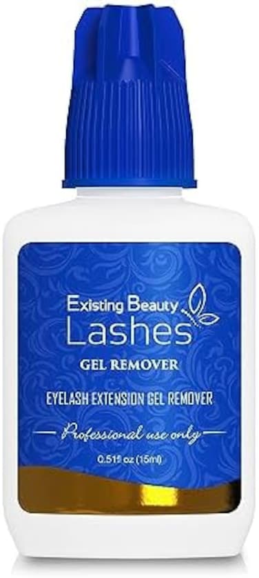 مزيل جل التجميل الحالي لإزالة غراء تطويل الرموش الاحترافي، مفعول سريع يذيب أقوى لاصق للرموش الصناعية في 60 ثانية 15 مل