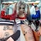 5 Sheets Hq Joker Tattoo Stickers For Women Men Adults, Halloween Temporary Tattoos Face Makeup Kit Set, Zombie Halloween Costume Ave Party Accessories, Prison Prisoner Inmate Fake Tattoos