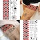 5 Sheets Hq Joker Tattoo Stickers For Women Men Adults, Halloween Temporary Tattoos Face Makeup Kit Set, Zombie Halloween Costume Ave Party Accessories, Prison Prisoner Inmate Fake Tattoos