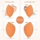 Xl Extra Large Make Up Beauty Sponges Blender-Product Contains: 1X Small(8Cm) 1Xextra Large(11Cm) And 2 Sponge Holder-For Face Body, Blush Cream, Liquid Foundation Powder Application, Ivory