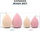Aoa Studio Collection Makeup Mochi Sponge Set Makeup Blender Latex Free And High-Definition Set Of 6 Makeup Blender For Powder Cream And Liquid Wonder Blender Beauty Cosmetic (6 Count)