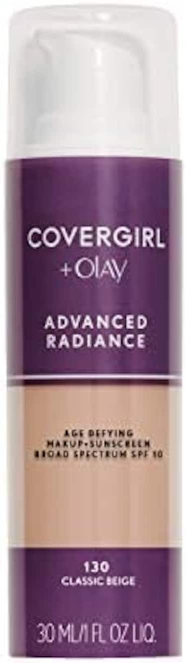 Covergirl Advanced Radiance Age Defying Foundation Makeup, Creamy Natural 120, 1 Ounce (Packaging May Vary) Liquid Foundation Base