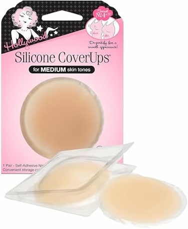 Hollywood Fashion Secrets, Silicone Cover-Ups (Medium,1 Pair)