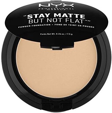 Nyx Professional Makeup Stay Matte But Not Flat Powder Foundation, Medium Beige