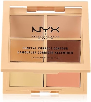 Nyx Professional Makeup Conceal, Correct, Contour Palette, Light 01