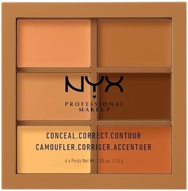 Nyx Professional Makeup Conceal, Correct, Contour Palette, Deep 03