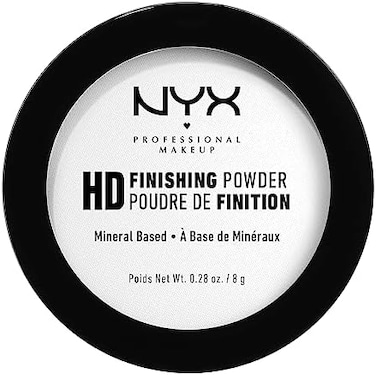 Nyx Professional Makeup High Definition Finishing Powder, Pressed Powder, Skin Perfecting, Matte Finish, Oil Absorbing, Vegan Formula, Shade: Translucent