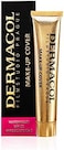 Dermacol Full Coverage Foundation, Long Lasting Waterproof Makeup Cover Cream Spf30, Hypoallergenic &amp; Light Weight Liquid, Tattoo, Acne, Spots, Under-Eye Skin Cover-Up, 30G (208)