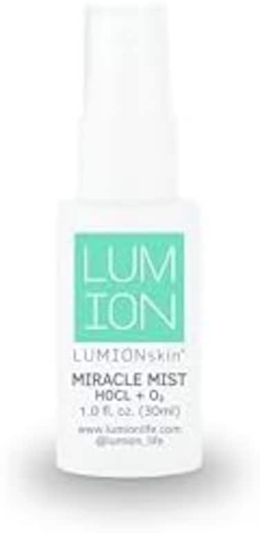 Natural Miracle Mist Face Spray, Soothes Redness + Irritation, Promotes Healthy, Calm, Clear Skin, Hypochlorous Acid (Mini, 1 Oz, 30 ml)
