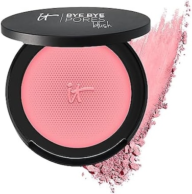 It Cosmetics Bye Bye Pores Blush, Je Ne Sais Quoi - Sheer, Buildable Color - Diffuses The Look Of Pores &amp; Imperfections - With Silk, Hydrolyzed Collagen, Peptides &amp; Antioxidants - 0.192 Oz