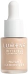 Lumene Invisible Illumination Instant Illuminizer Golden Hour - Lightweight Hydrating Liquid Highlighter - Glowing Skin Makeup Highlighter For A Natural Radiance - Highlight Illuminator (0.5 Fl Oz)