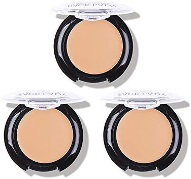 3 Pack Full Coverage Concealer Cream Makeup, Waterproof Matte Smooth Concealer Corrector For Dark Spot Under Eye Circles/Blemishes (3&times;5G/0.18Oz, 30 Light Natural)