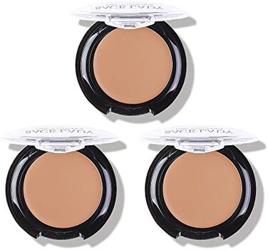 3 Pack Full Coverage Concealer Cream Makeup, Waterproof Matte Smooth Concealer Corrector Long Wearing For Dark Spot Under Eye Circles Cover (3&times;5G/0.18Oz, 52 Warm Natural)