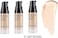 3 Pack Pro Full Cover Liquid Concealer, Waterproof Smooth Matte Flawless Finish Creamy Concealer Foundation For Eye Dark Circles Spot Concealer Makeup, Size: 3&times;6ml/0.20Fl Oz, Light Natural