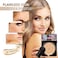 Nuibo Air Cushion Cc Cream Mushroom Head, Moisturizing Concealer Makeup Base, Primer Liquid Foundation Long Lasting With Two Mushroom Makeup Sponges Natural: