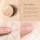 Nuibo Air Cushion Cc Cream Mushroom Head, Moisturizing Concealer Makeup Base, Primer Liquid Foundation Long Lasting With Two Mushroom Makeup Sponges Natural: