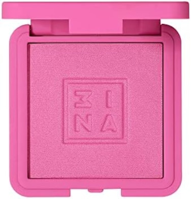 3Ina Makeup - The Blush 371 - Vivid Pink Powder Blush Natural Silky Finish - Luminous Pressed Mineral Powder Cheek Blush - Iluminating - Buildable Blush - Long Lasting Formula - Vegan - Cruelty Free