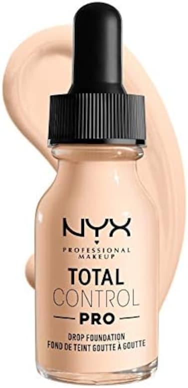 Nyx Professional Makeup Total Control Pro Drop Foundation, Light Pale 00, 13 ml