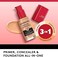 Covergirl Outlast Extreme Wear 3-In-1 Full Coverage Liquid Foundation, Spf 18 Sunscreen, Classic Ivory, 1 Fl. Oz.