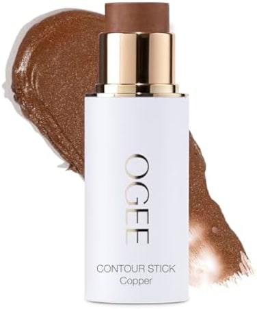 Ogee (Copper - Radiant Cocoa) - Sculpted Face Stick (Copper - Radiant Cocoa) Certified Organic Multi-Use Bronzer &amp; Contour Makeup