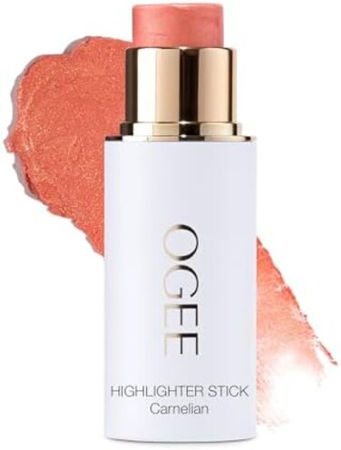 Ogee Sculpted Face Stick (Carnelian - Luminous Coral)