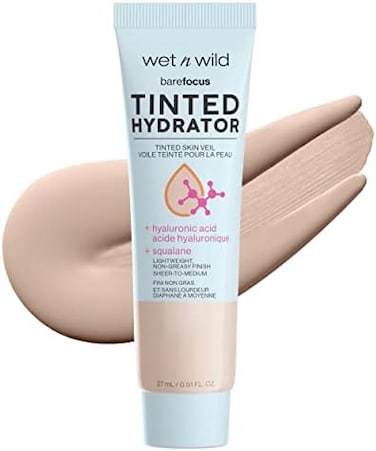 Wet N Wild, Bare Focus Tinted Moisturiser For Radiant Skin, Modular Light To Medium Coverage, Semi Matte Finish