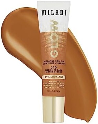 صبغة ميلاني المتوهجة للبشرة المرطبة