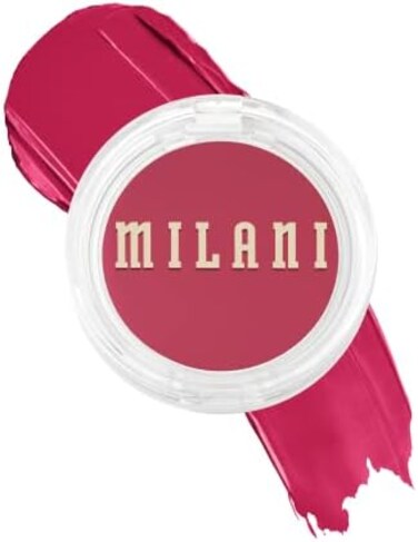 Milani Cheek Kiss Cream Blush- Cream To Gel Blush For Cheek And Lip Tint (Blushing Berry)