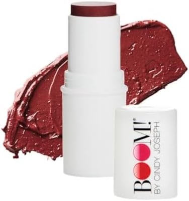 Boom! By Cindy Joseph Cosmetics Boomstick Color - Lip &amp; Cheek Tint Makeup Sticks For Older Women &amp; Mature Skin - Cream Blush Stick For Cheeks &amp; Lips