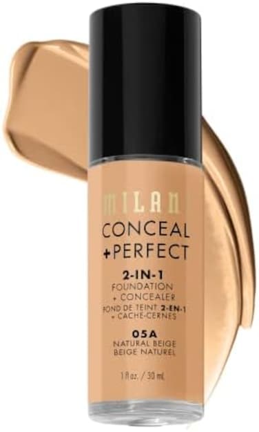 Milani Conceal Perfect 2-In-1 Foundation 05A Natural Beige 1Floz Natural Beige