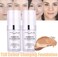 Omaky 30ml Tlm Concealer Flawless Colour Changing Foundation Makeup Base Nude Face Liquid Cover For Warm Skin Tone Moisturizing For Women &amp; Girls (2Pcs)
