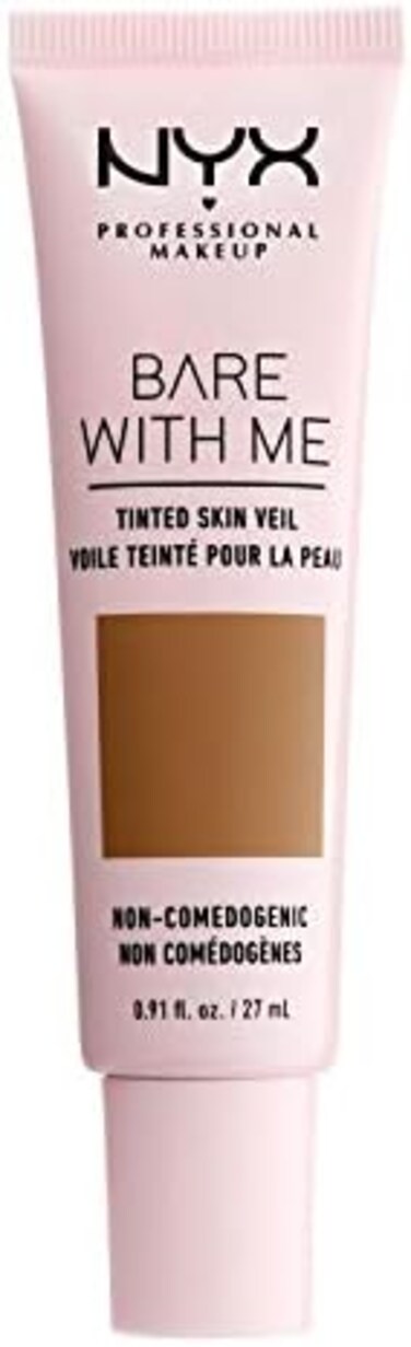 Nyx Professional Makeup Bare With Me Tinted Skin Veil, Lightweight Bb Cream - Cinnamon Mahogany