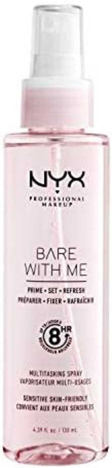 Nyx Professional Makeup Bare With Me Multitasking Primer &amp; Setting Spray, 4.39 Fl Oz (Pack Of 1)
