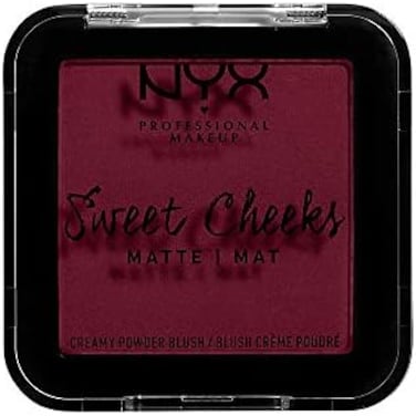 Nyx Professional Makeup Sweet Cheeks Creamy Powder Blush Matte, Red Riot 03