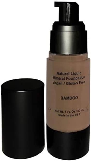 Mom's Secret 100% Natural Foundation, Organic, Vegan, Aloe Based, Natural Sun Protection, Gluten Free, Cruelty Free, Made In The USA, 1Fl Oz. (Bamboo)