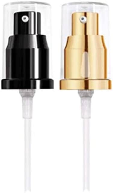 Lufox 2Pcs Foundation Pump For Maybelline Fit Me Liquid Foundation (Gold+Black)