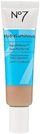 No7 Hydraluminous Aquarelease Skin Perfector - Medium - Hydrating Tinted Moisturizer &amp; Foundation For Face - Ceramides &amp; Vitamin B5 For Long Lasting Skin Hydration (30 ml)