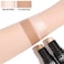 Focallure 2 Pcs Mineral Cream Contour Stick,Moisturize Highlighter And Bronzer Pen,Non Stick Face Brightens &amp; Shades Pencil,Long Lasting &amp; Smooth Gliding Face Illuminator Makeup,Light-Medium