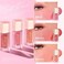 Kimuse Liquid Blush, Soft Cream Blush Face Blush, Liquid Blush For Cheeks, Long-Wearing Pigmented Blush, Waterproof, Smudge Proof, Dewy Finish