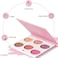 Ofra Mini Mix Face Palette Blushful - Blush Palette For Cheeks - 6 Pigmented Pressed Powder Shades - Travel-Friendly And Cruelty-Free Face Makeup Palette - Refillable Pans