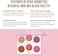 Ofra Mini Mix Face Palette Blushful - Blush Palette For Cheeks - 6 Pigmented Pressed Powder Shades - Travel-Friendly And Cruelty-Free Face Makeup Palette - Refillable Pans